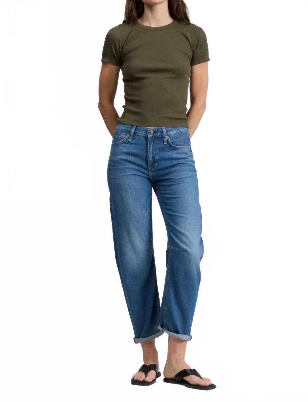 NEW RAG & BONE stevie slim tapered jeans in echo